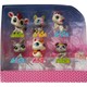 Littlest Pet Shop Neşeli Minişler 6'lı Miniş Ailesi Oyuncak Pet Star Little Minişler Beyazlı Grili Miniş Ailesi