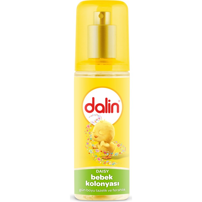 Dalin Bebek Kolonyası Daisy Hassas Ciltler İçin Dermatolojik Olarak Test Edilmiş 115 ml