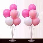 Balonevi Balon Evi 2 Ayaklı Dekoratif Balon Standı 7'li - Parti & Kutlama Malzemeleri İçin