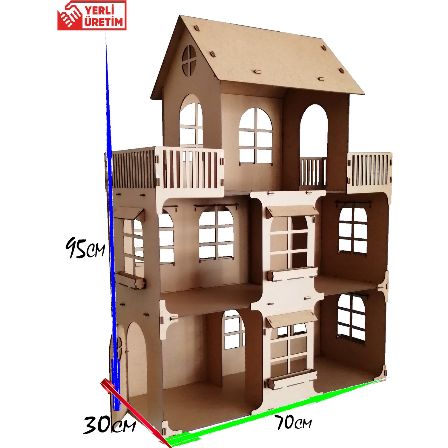 Ahşap Toys Ahşap Bebek Evi Fiyatı Taksit Seçenekleri