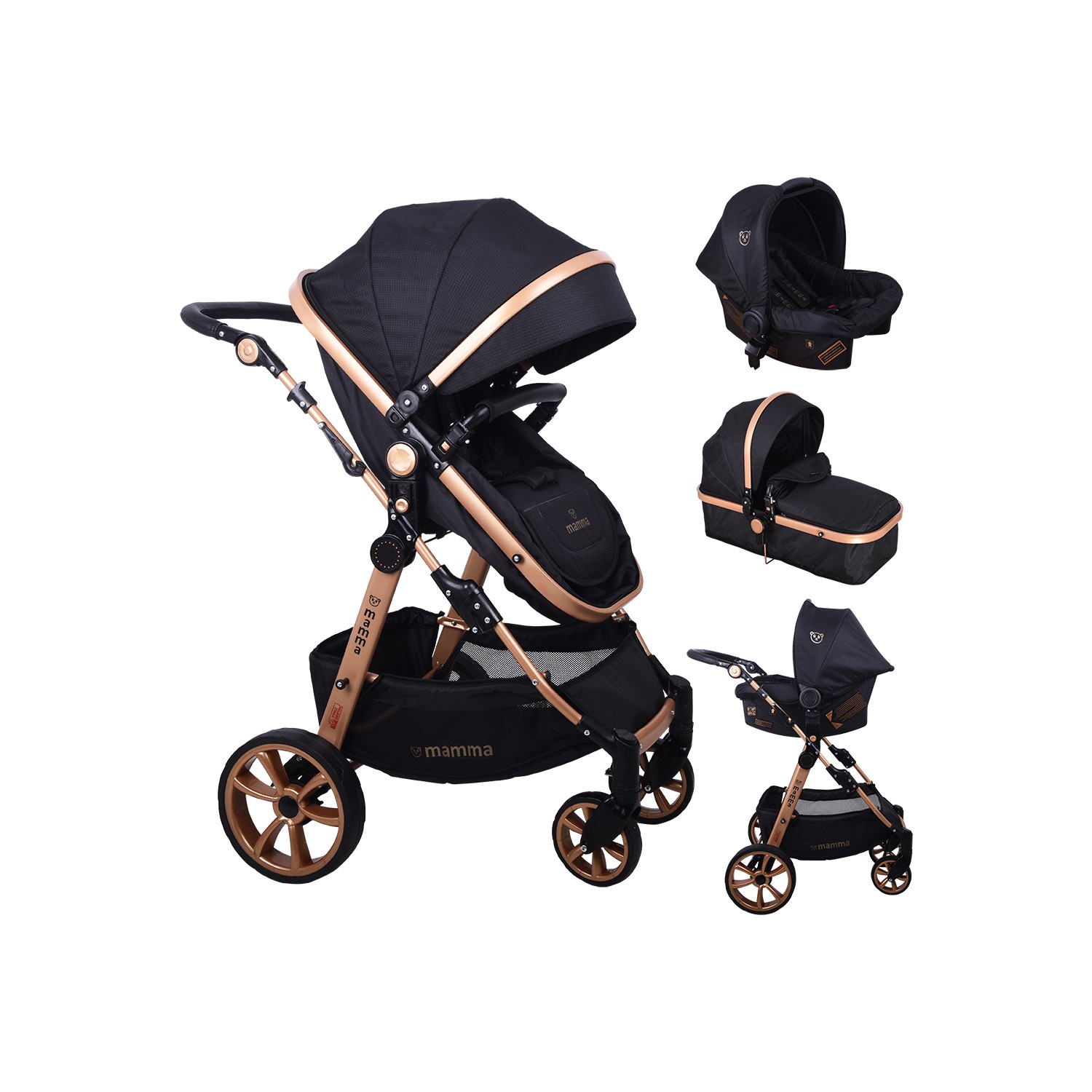Mamma Tiger Gold Travel Sistem Bebek Arabası Fiyatı