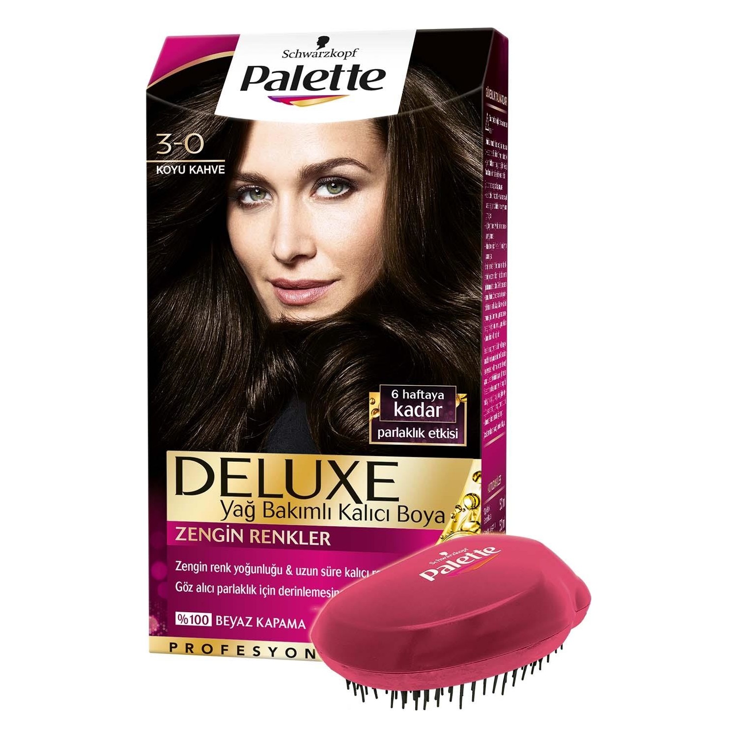 Palette Deluxe 30 Koyu Kahve + Tarak Fiyatı Taksit Seçenekleri