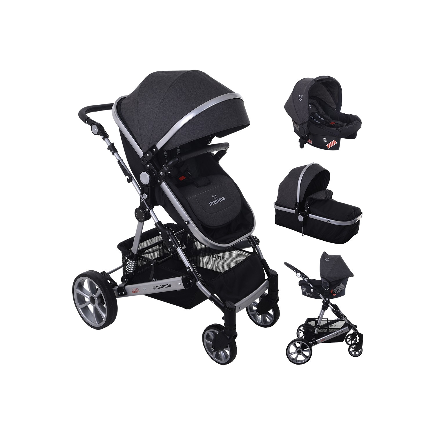 Mamma Eagle Travel Sistem Amortisörlü Bebek Arabası Fiyatı