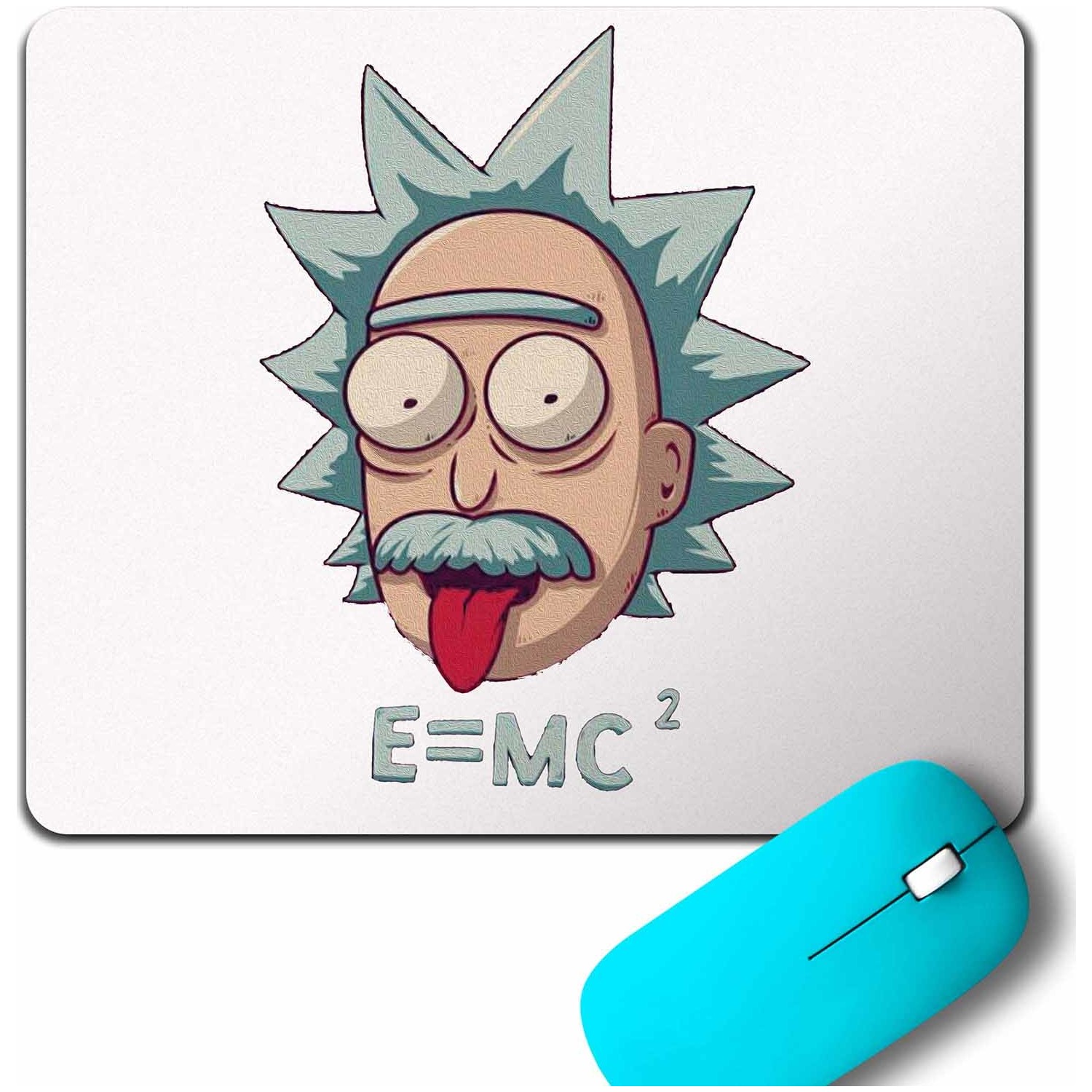 Kendim Seçtim Albert Einstein Rick And Morty Beyaz E=Mc2