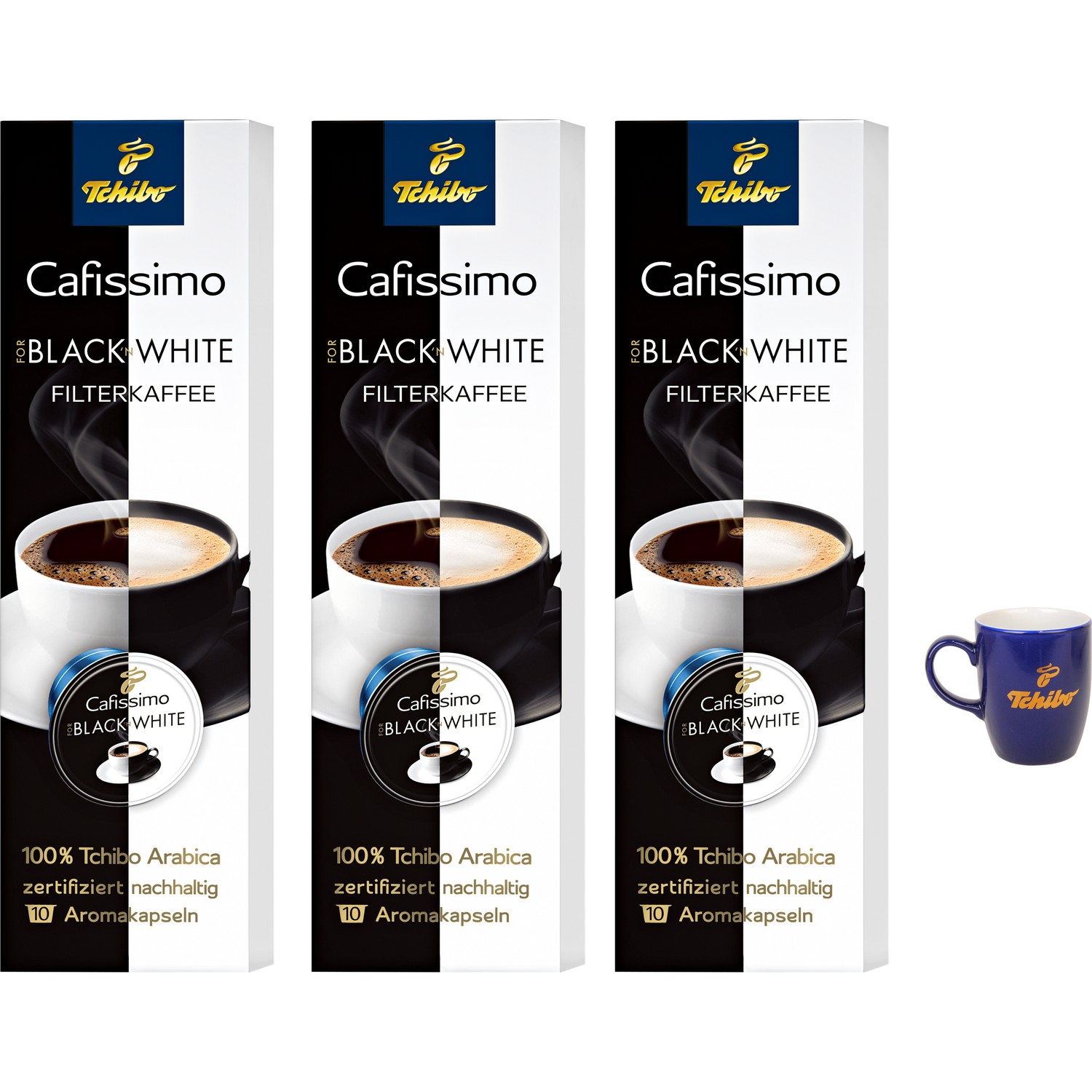 Tchibo Black�n White Kahve 30 Kapsül + Özel Kupa Fiyatı