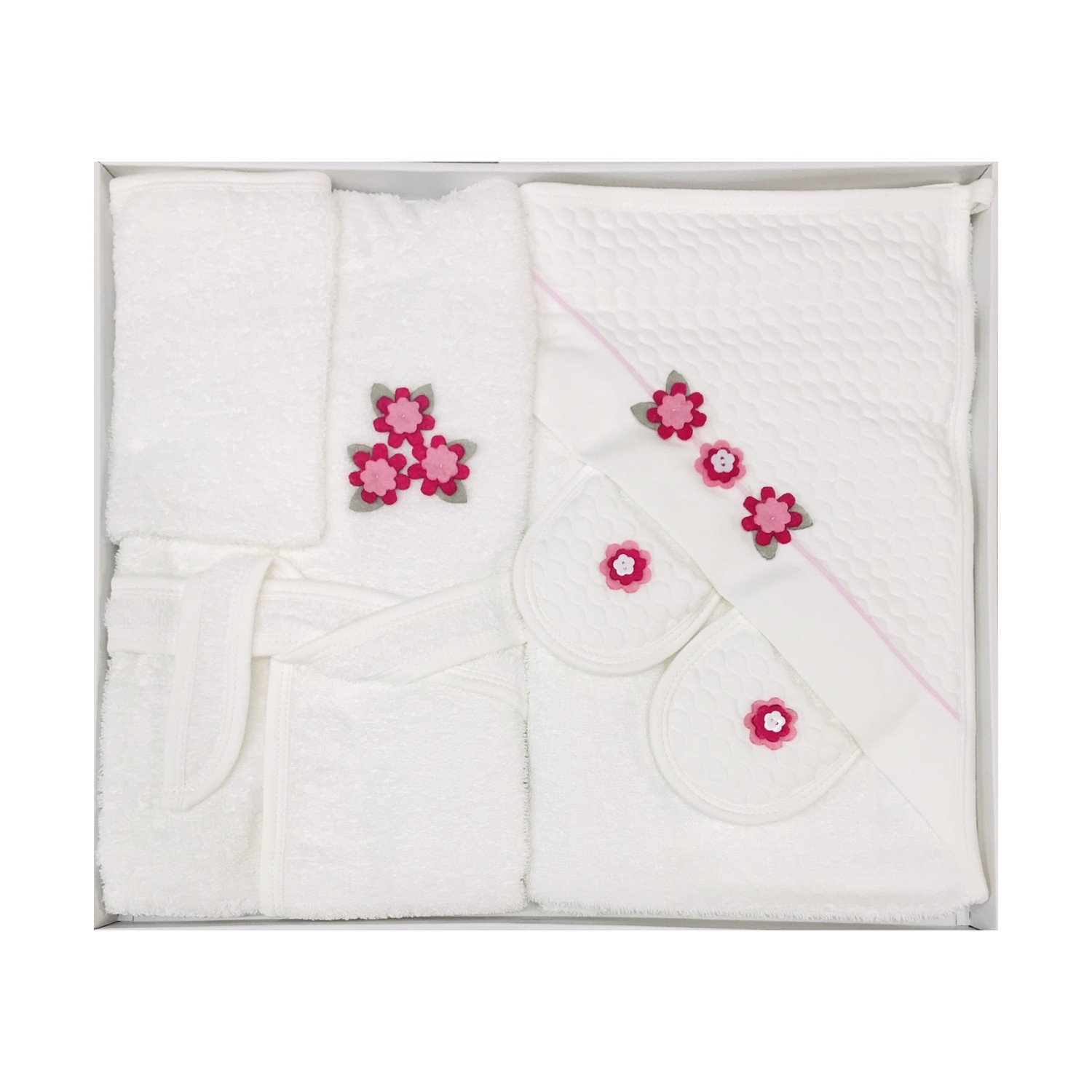 Bebelinna Kız Bebek Keçe Çiçekli Bornoz Takımı Fiyatı Bebelinna Kız Bebek Keçe Çiçekli Bornoz Takımı Fiyatı