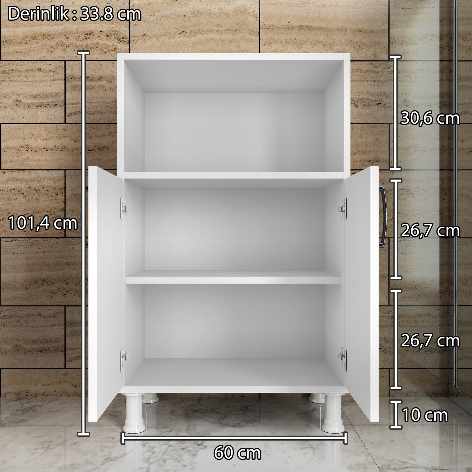 Rani F3 Çok Amaçlı Dolap 2 Kapaklı 3 Raflı Banyo Balkon Fiyatı Rani F3 Çok Amaçlı Dolap 2 Kapaklı 3 Raflı Banyo Balkon Fiyatı