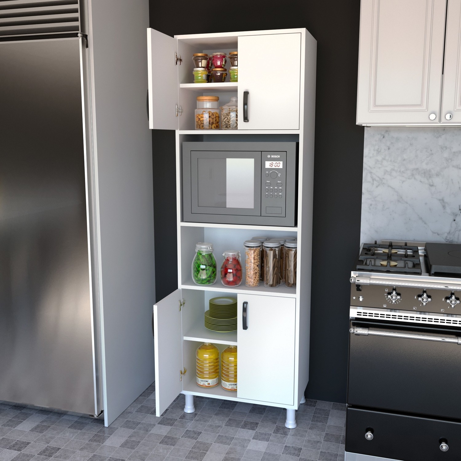 Rani F1 Çok Amaçlı Dolap 4 Kapaklı 6 Raflı Dolap Banyo Fiyatı Rani F1 Çok Amaçlı Dolap 4 Kapaklı 6 Raflı Dolap Banyo Fiyatı