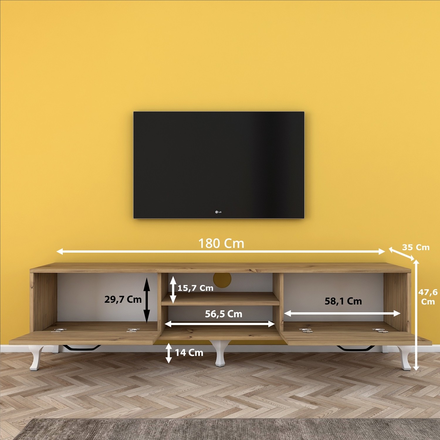 Rani A51 Duvar Tv Ünitesi Modern Ayaklı Tv Sehpası Ceviz Fiyatı Rani A51 Duvar Tv Ünitesi Modern Ayaklı Tv Sehpası Ceviz Fiyatı