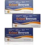 Krinol Resyum Yumurta Kabuğu Zarı ve Resveratrol 30 Kapsül 3 Kutu