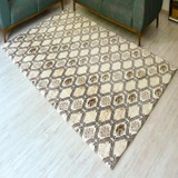 Prado Wellsoft Kumaş Halı Örtüsü Nadide Kahve 160X230