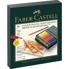 Faber-Castell Polychromos Kuru Boya Kalemi 36 Renk (Özel Kutu)