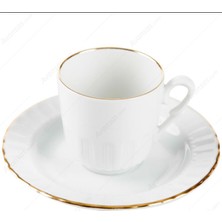 Güral Porselen Sedefli Türk Kahvesi Takımı 12 Parça