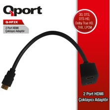 Qport Q-HF2X HDMI Çoklayıcı Splitter Adaptör