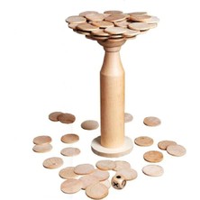 Piramigo Ahşap Şişe Üzerine Pul Dizme Oyunu