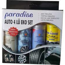 Paradise Lastik Parlatıcı 4 Lü Set 250 Ml * 4