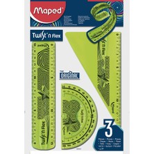 Maped 895024 3'lü Twıst'N Flex Esnek Mini Cetvel Seti