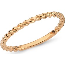 Altınsepeti Rose Altın Burgulu Sade Yüzük AS352YZR2