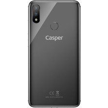 Ehr. Casper Via A3 Plus Kılıf 0.5 mm Süper Soft Şeffaf Silikon Kılıf + Nano Ekran Koruyucu Şeffaf