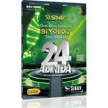 Sınav Yayınları 10. Sınıf Biyoloji 24 Adımda Özel Konu Anlatımlı Soru Bankası