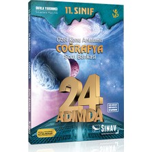 Sınav Yayınları 11. Sınıf Coğrafya 24 Adımda Özel Konu Anlatımlı Soru Bankası