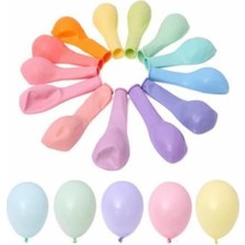 Balon Evi Makaron Pastel Soft Balon 100'Lü