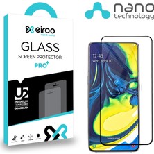 Eiroo Samsung Galaxy A80 Curve Nano Glass Cam Ekran Koruyucu