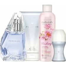Avon Perceive 50ml Edp Bayan Parfüm Losyonlu 4lü Set
