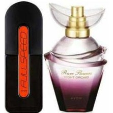 Avon Rare Flowers Night Orchid 50 ml Bayan Edp + Avon Fullspeed 75 ml Erkek Edt