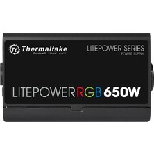 Thermaltake Litepower RGB 650W APFC 12cm Fanlı PSU PS-LTP-0650NHSANE-1