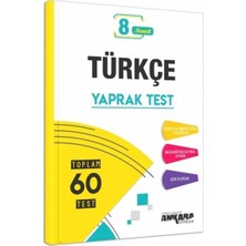 Ankara Yayıncılık 8.Sınıf Türkçe Yaprak Test - Damla Arslan