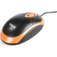 Havit CLS-16 USB Optik Mouse - Turuncu Siyah