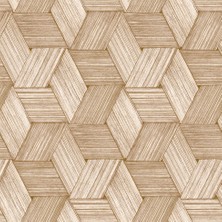 Harmony 107-A Ahşap Küp Desenli Duvar Kağıdı
