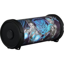 Volkano Marvel Avengers Black Panther Kara Panter Radyolu USBli Bluetooth Hoparlör Lisanslı MV-1003-BP1