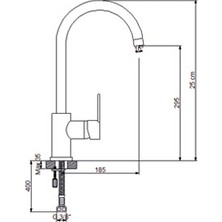 Newarc Domino Dönerli Lavabo Bataryası 971731