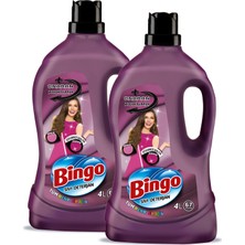 Bingo Onaran Koruma Sıvı Bakım Çamaşır Deterjanı 4 lt 2'li