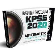 Benim Hocam Yayınları  2020 KPSS Matematik Video Ders Notları