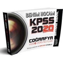 Benim Hocam Yayınları  2020 KPSS Coğrafya Video Ders Notları