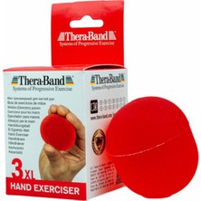 Thera-Band 12340 Hand Exerciser Xl El Jel Egzertsiz Topu Hafif Sert Kırmızı