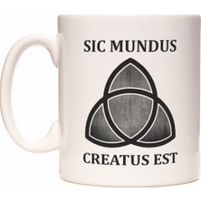 Rock'n Fox Dark Sic Mundus Creatus Est Tasarım Kupa Bardak