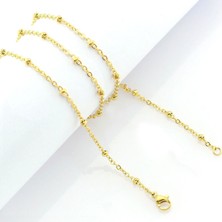 Chavin 2,4 mm. 50 cm. Araları Toplu Çelik Zincir eb28