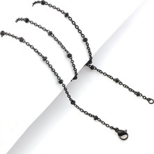 Chavin 2,4 mm. 50 cm. Araları Toplu Çelik Zincir eb28