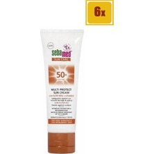 Sebamed Sun Spf Çok Yönlü Koruyucu Güneş Kremi 50 Faktör 75 ml 6'lı Set