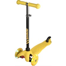 Rookie 3 Tekerlekli LED Işıklı Scooter - Sarı