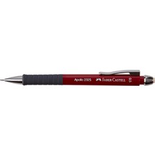 Faber-Castell Apollo Mekanik Kurşun Kalem 0.5mm Bordo Metal Uç ve Klips ile Ergonomik Tasarım