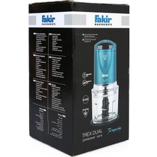 Fakir Trex Dual Cam Doğrayıcı -Turquise