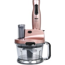 Fakir Mr Chef Quadro Rose Blender Mikser Robot Seti