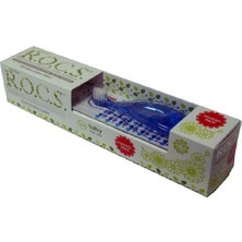 R.O.C.S. Baby 0 - 3 Yaş Diş Macunu Ve Diş Fırçası - Mavi