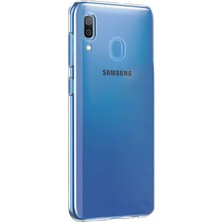 Microsonic Samsung Galaxy A20e Kılıf Transparent Soft Beyaz