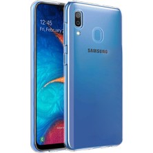 Microsonic Samsung Galaxy A20e Kılıf Transparent Soft Beyaz